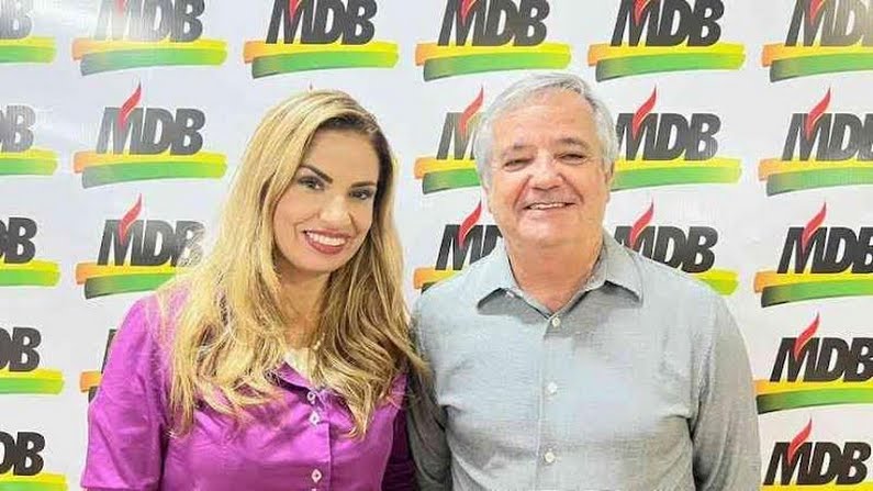 Viviane pré candidata do MDB a prefeita de Porto Ferreira anuncia seu pré candidato a vice prefeito