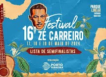 Confira os semifinalistas do 16º Festival de Música Raiz e Sertaneja Zé Carreiro de Porto Ferreira