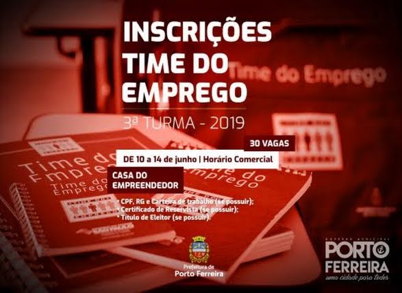 Programa Time Do Emprego Abre InscriÇÕes Para Terceira Turma Do Ano Na PrÓxima Semana Noticias 7182