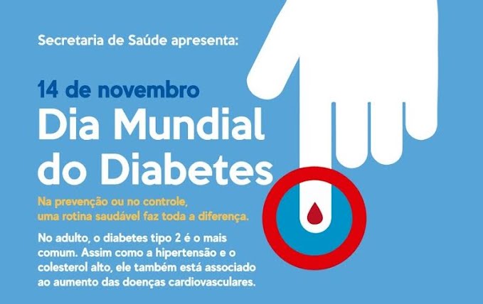 Dia Mundial da Diabetes será comemorado com verba de vereador Noticias PORTO FERREIRA HOJE