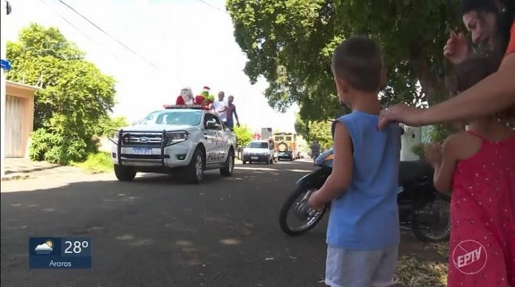 3ª CIA do 38º BPM I entrega mais de 2 mil brinquedos em Descalvado