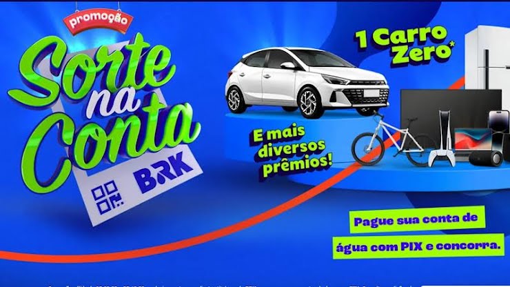 I sorteio da Promoção Sorte na Conta BRK