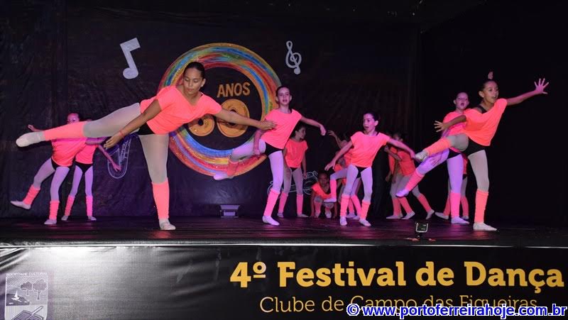 4º Festival de Dança do Clube de Campo das Figueiras - 1ª Parte: Jazz Anos  80 - Fotos PORTO FERREIRA HOJE