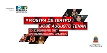 Confira a programação e como participar das oficinas da Mostra de Teatro José Augusto Tenan
