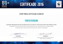ONG envia agradecimento ao município pela participação na Hora do Planeta