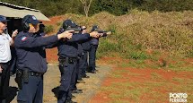 Guardas civis municipais passaram por curso de tiro na cidade de Leme