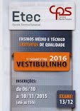 Vestibulinho 2016 das Etecs recebe inscrições até amanhã