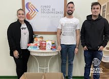 Fundo Social de Porto Ferrera recebe doação de alimentos arrecadados no Dia do Skatista