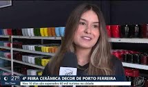 EPTV Central faz excelente reportagem sobre a "4ª Feira de Cerâmica Decor de Porto Ferreira"