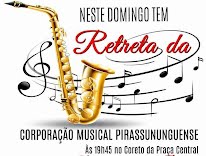 Pirassununga: Corporação Musical se apresenta neste domingo, a partir das 19h45, no coreto da Praça 